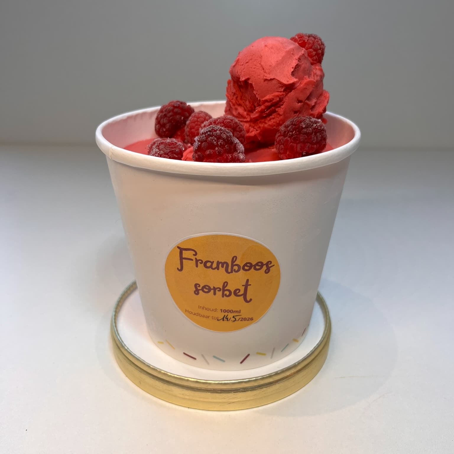 Frambozensorbet