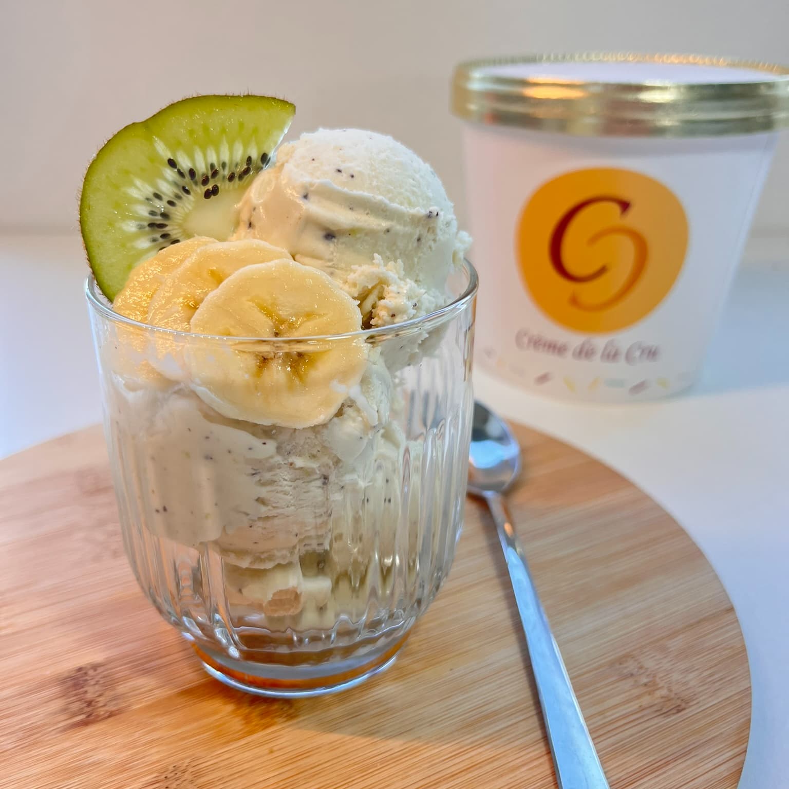 Banaan-Kiwi, van dichtbij